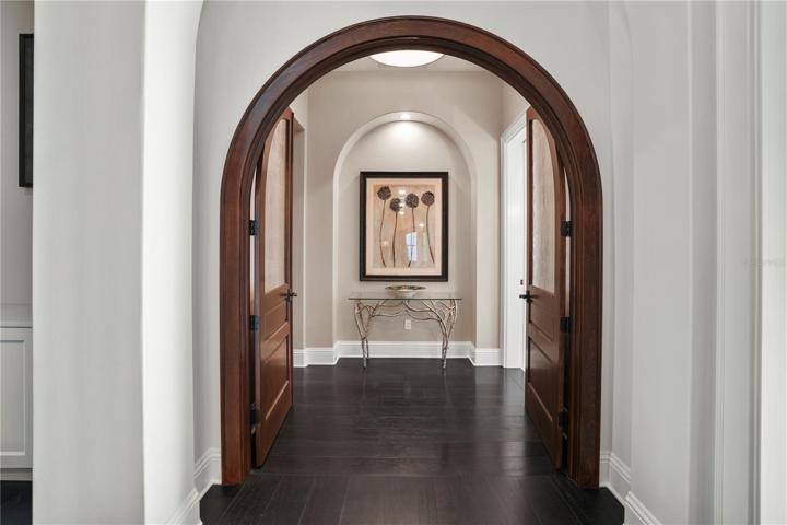 Private entry to primary suite on first floor