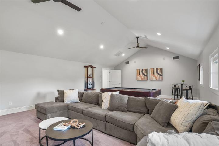 Space for games, pool