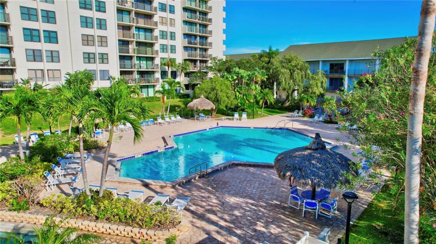 This inviting pool area is perfect for relaxation and outdoor fun. Take a dip on a hot summer day or unwind by the water's edge in the evenings.