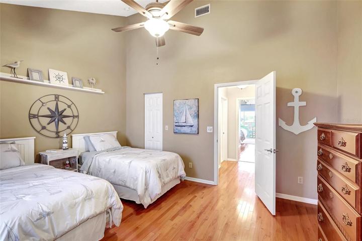 With its cozy layout and practical features, this bedroom offers a comfortable retreat for anyone staying here because adjacent to this bedroom, you'll find a well-appointed bathroom, ensuring privacy and comfort.