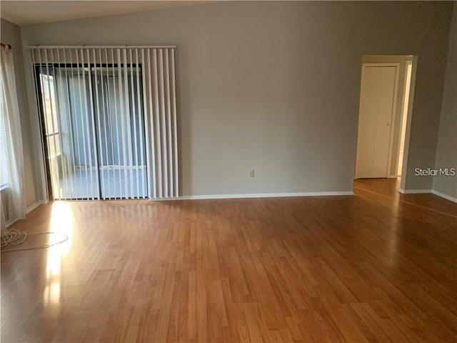 Wood flooring throughout the property.