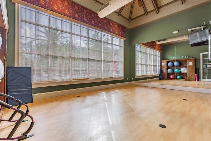 Separate room for  private workouts