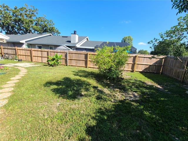 Fenced Backyard