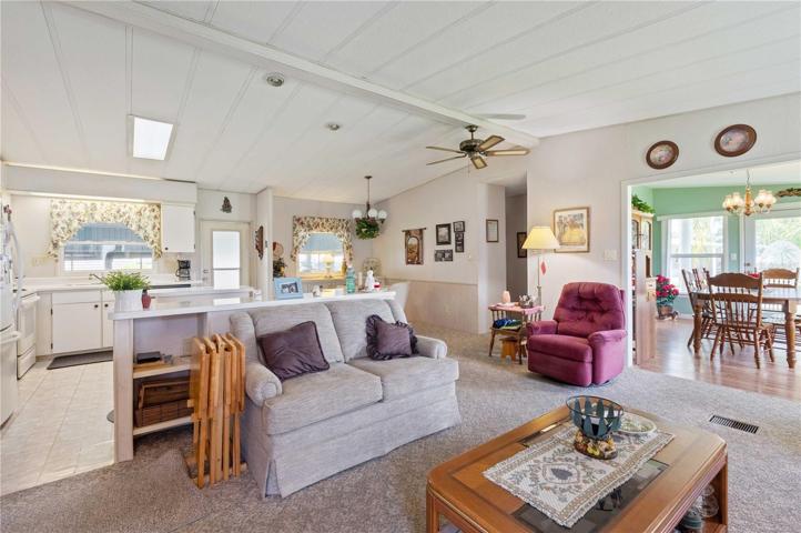 Open concept is great for entertaining.