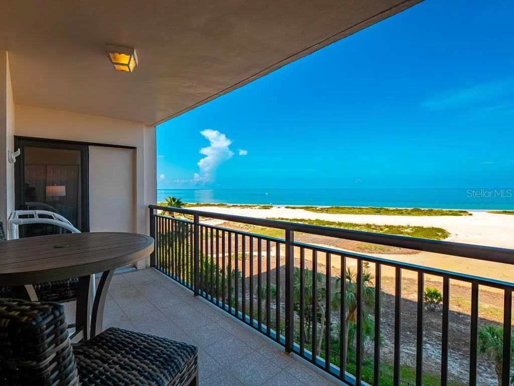 Gulf front Balcony