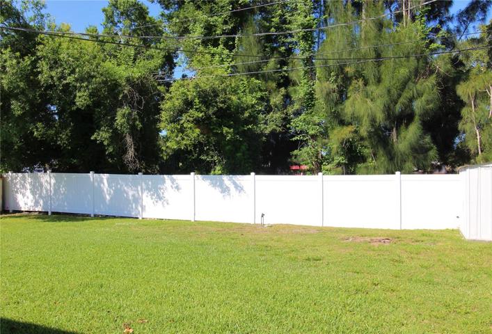 FENCED BACK YARD