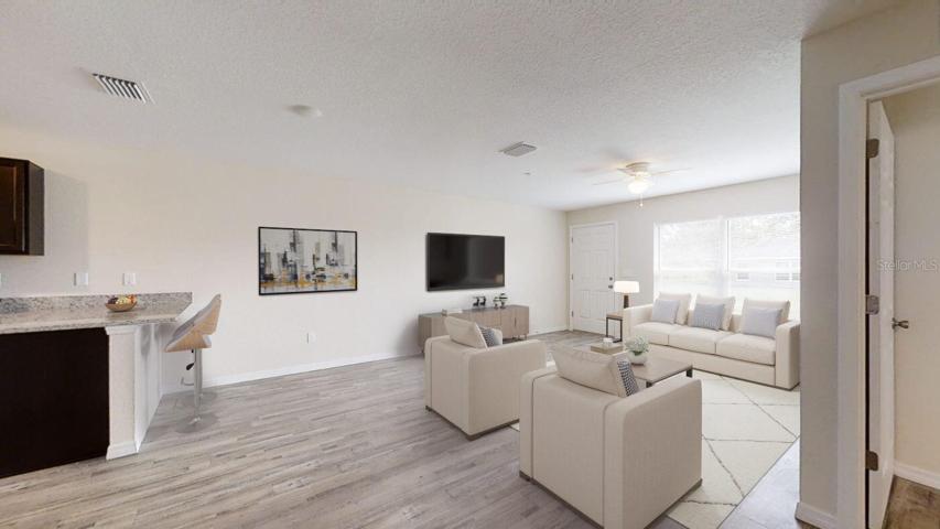 Staged Living Area