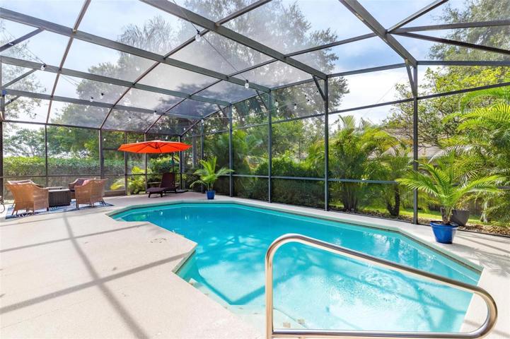 Screen Enclosed Pool Area