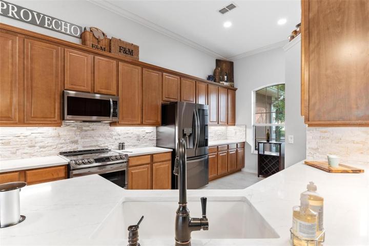 Kitchen with Quartz Countertops