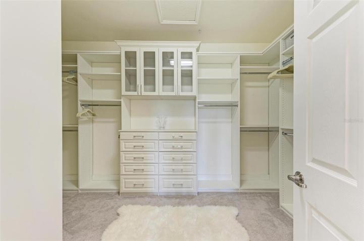 CUSTOM MASTER BEDROOM CLOSET