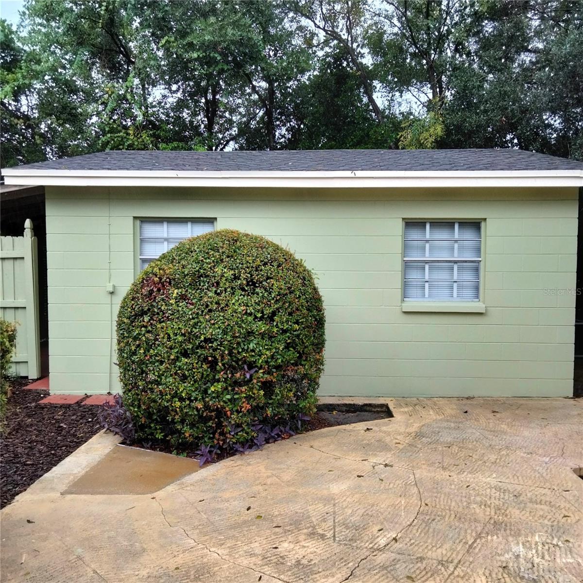 Cottage side view