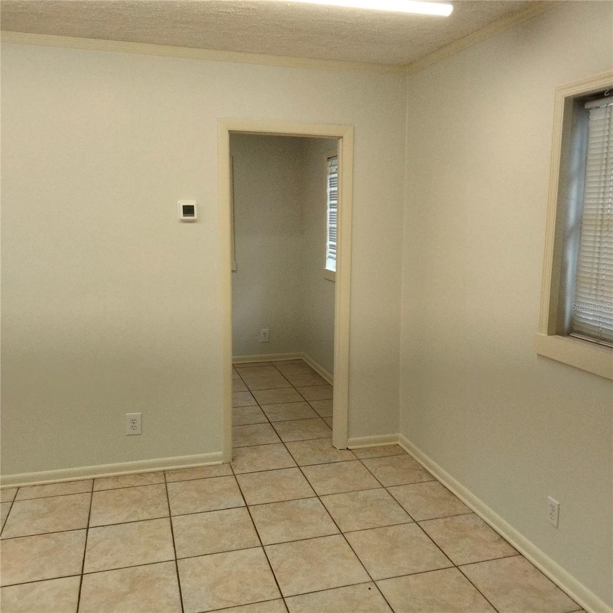 Main room looking towards office