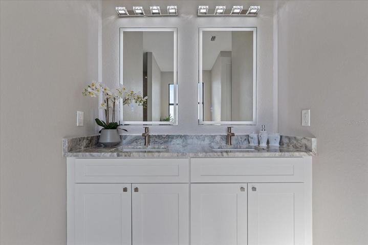 Master Bath, LED Mirrors