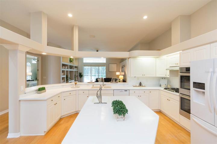 Kitchen overlooking Family Room