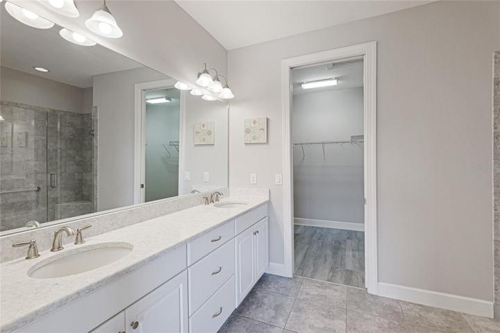 Dual sinks Master bathroom