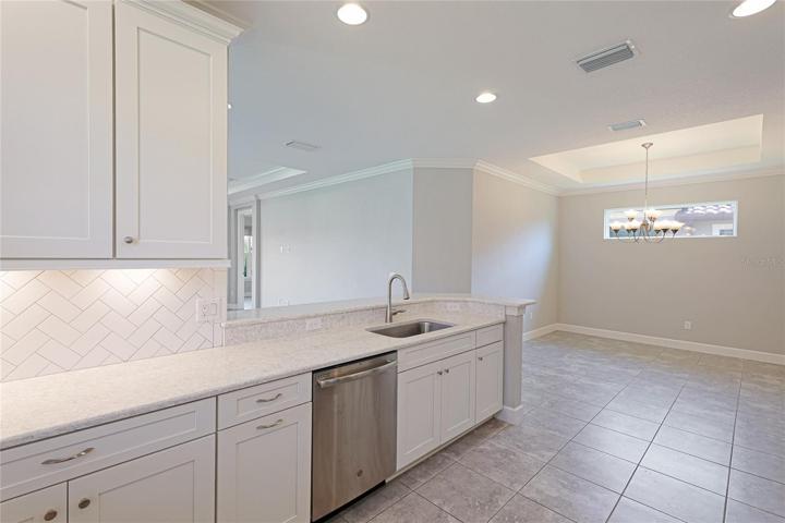 Kitchen facing dining Room