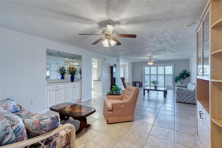 Living Room and Bar Area