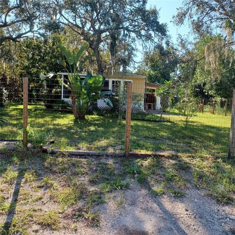 Front with fence