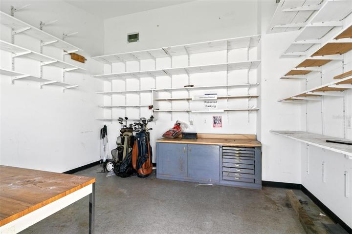 Enclosed Storage Room