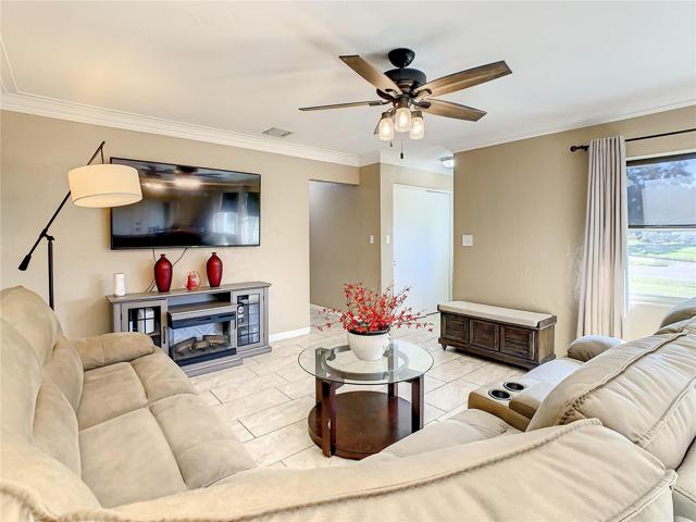 This open floor plan allows you many options to furnish the home the way it best suits your families needs.