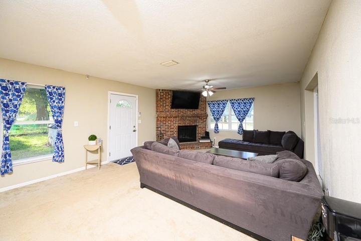 Living Room with Fireplace