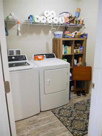 Separate interior laundry room