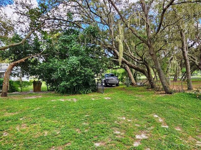 Gate allows easy access to the back fenced area