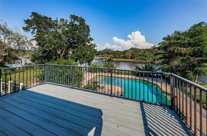 Private balcony from master bedroom suite