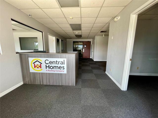 Office space front entry with office 1 on right