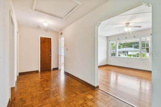Living room opening to hallway and secondary bedrooms.