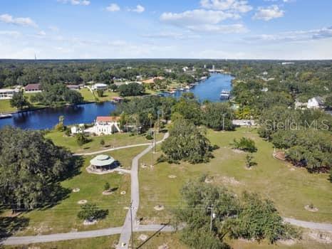 Aerial view of the park