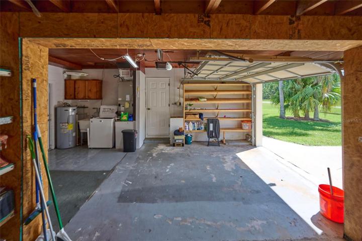 Doorway in the back of the picture leads into the kitchen.