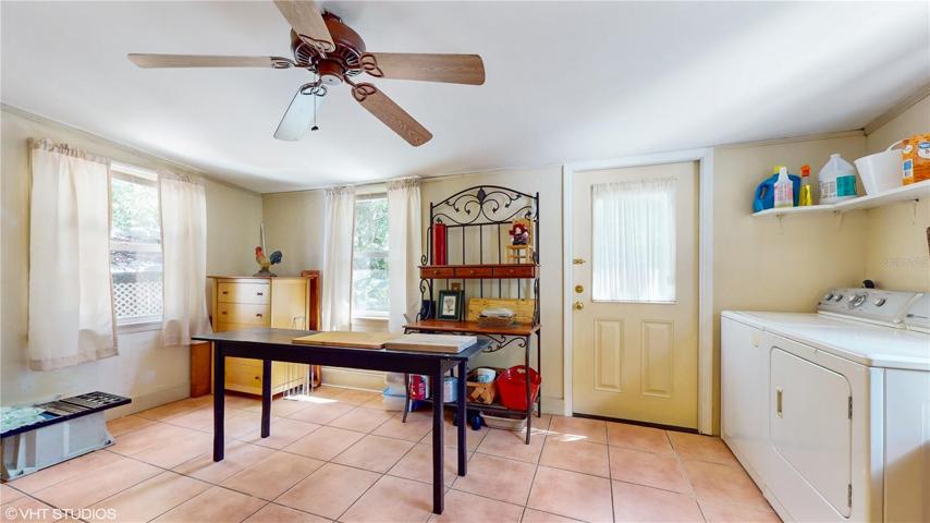 Laundry and Play Room