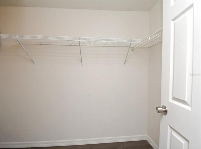 Master bedroom features a large 9x5 walk-in closet.