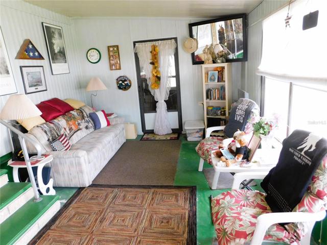 Florida room is off the carport.
