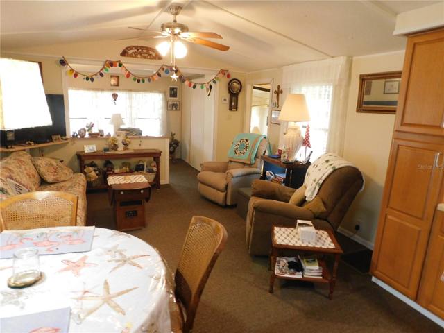 Open concept between kitchen and living.