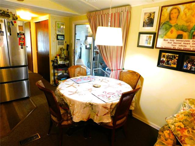 Eat-in kitchen.