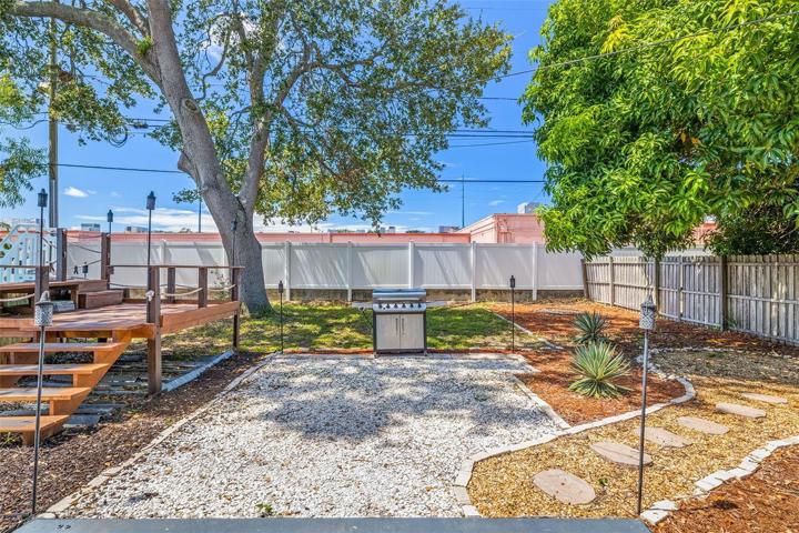 Plenty of room for a BBQ with family and friends!