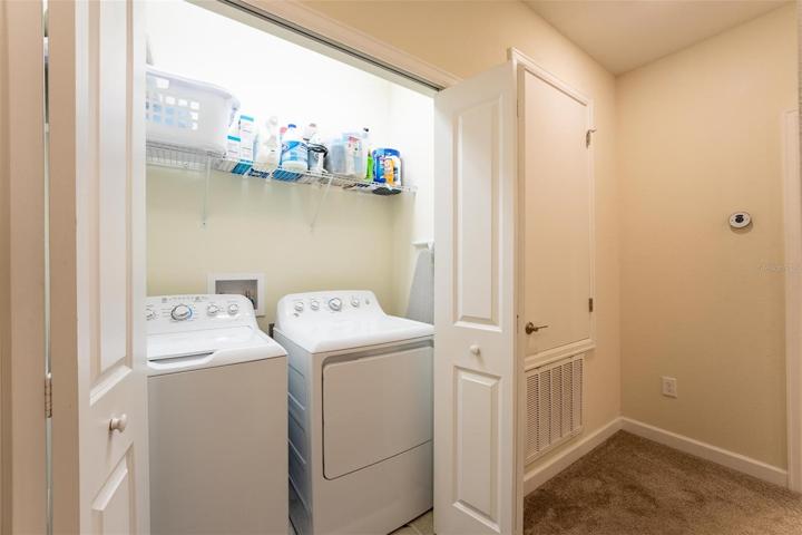 Upstairs Laundry Closet