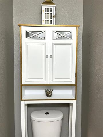 Half bathroom downstairs