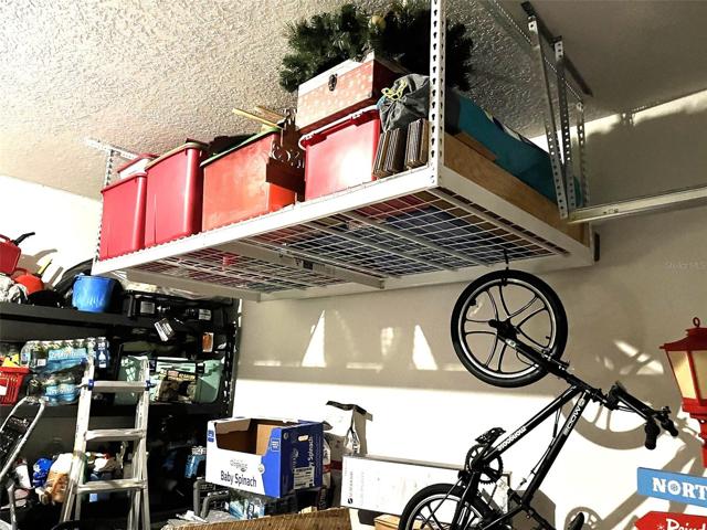 Garage with additional storage