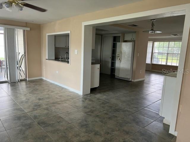 Family room, kitchen, living room