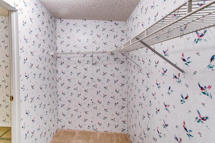 Master closet.
