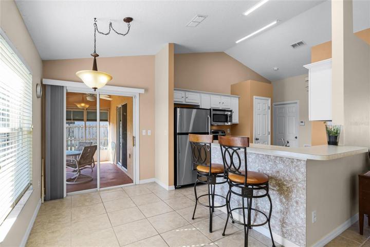 Eating space in Kitchen