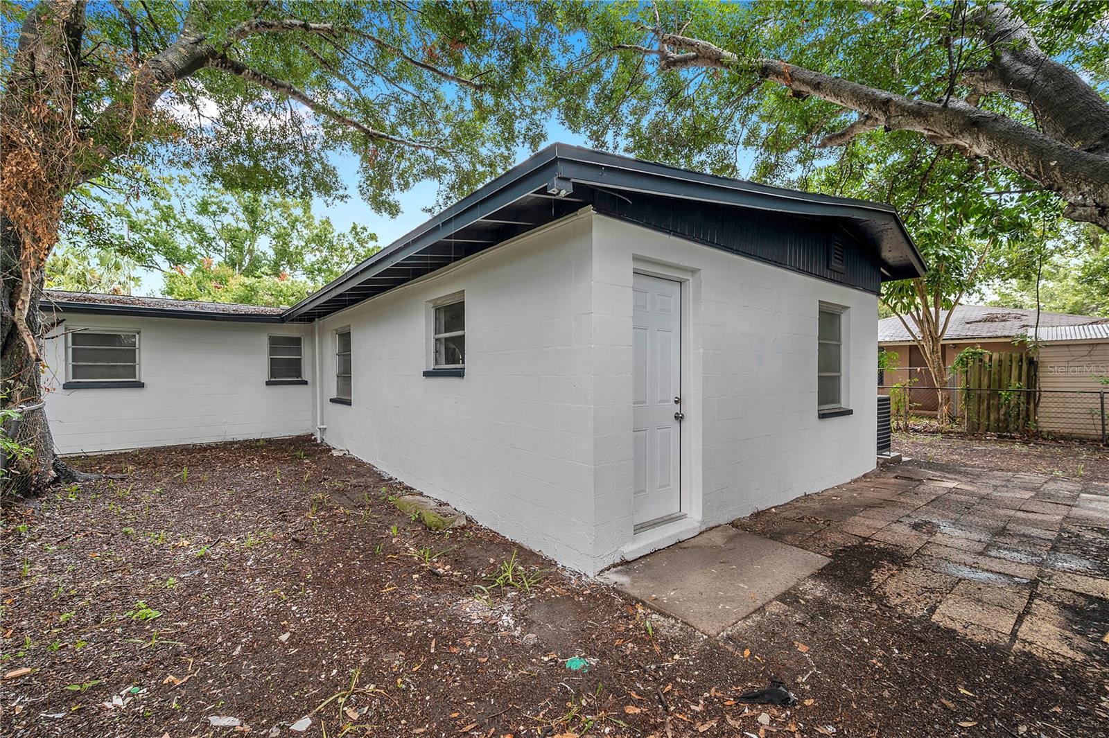 Back Right Corner and Back door to Master Bedroom