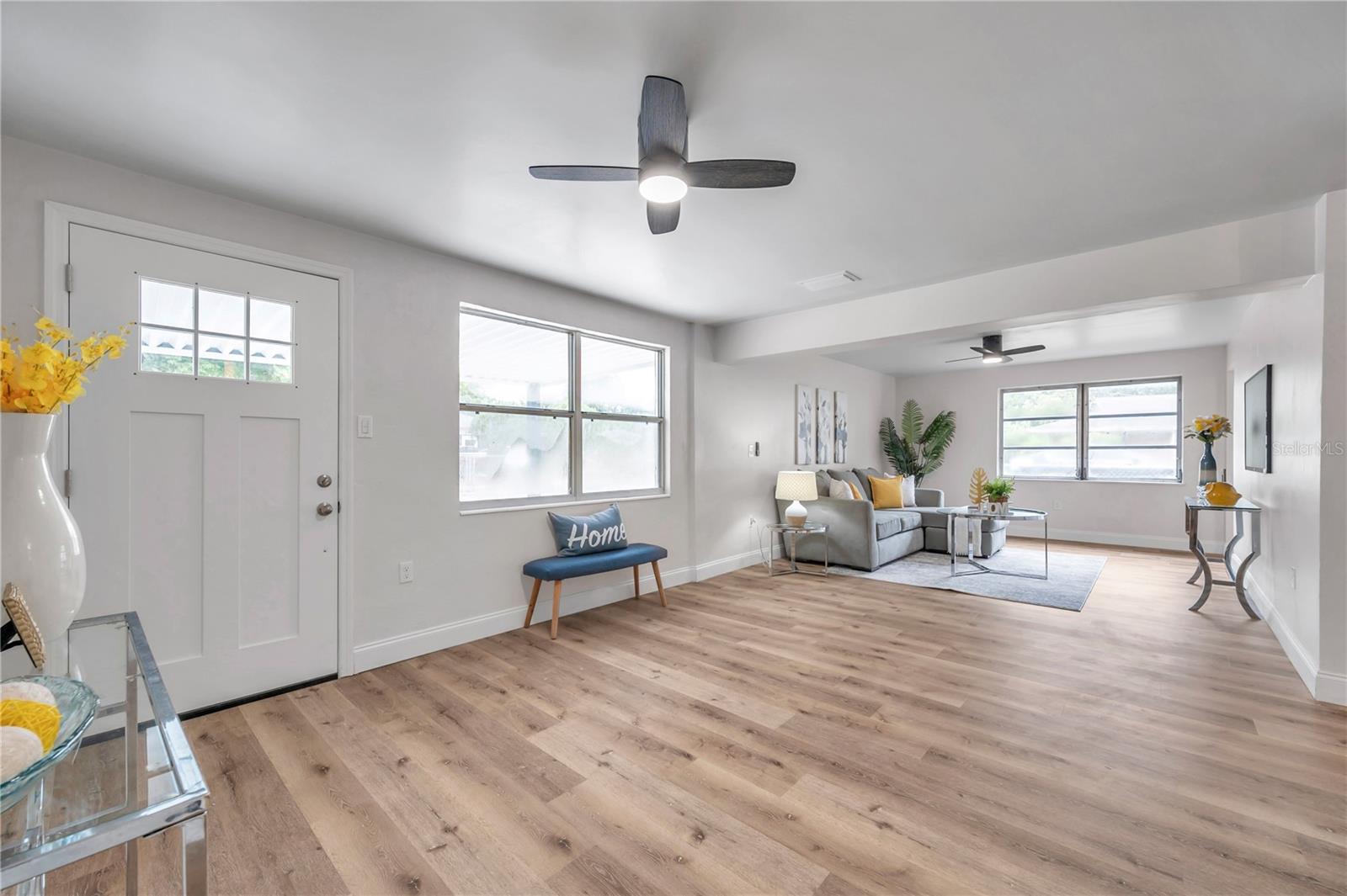 Living Room to Front Door