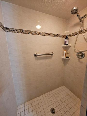 Master shower