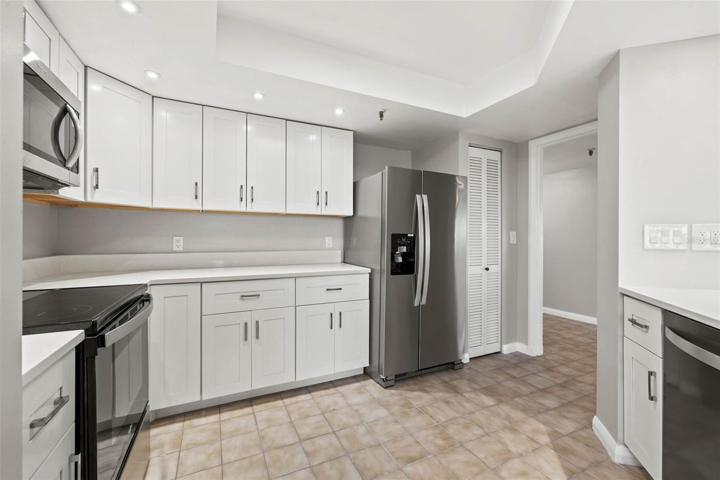 Renovated Kitchen with Quartz Counters
