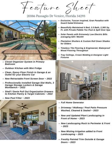 HOME FEATURE SHEET!