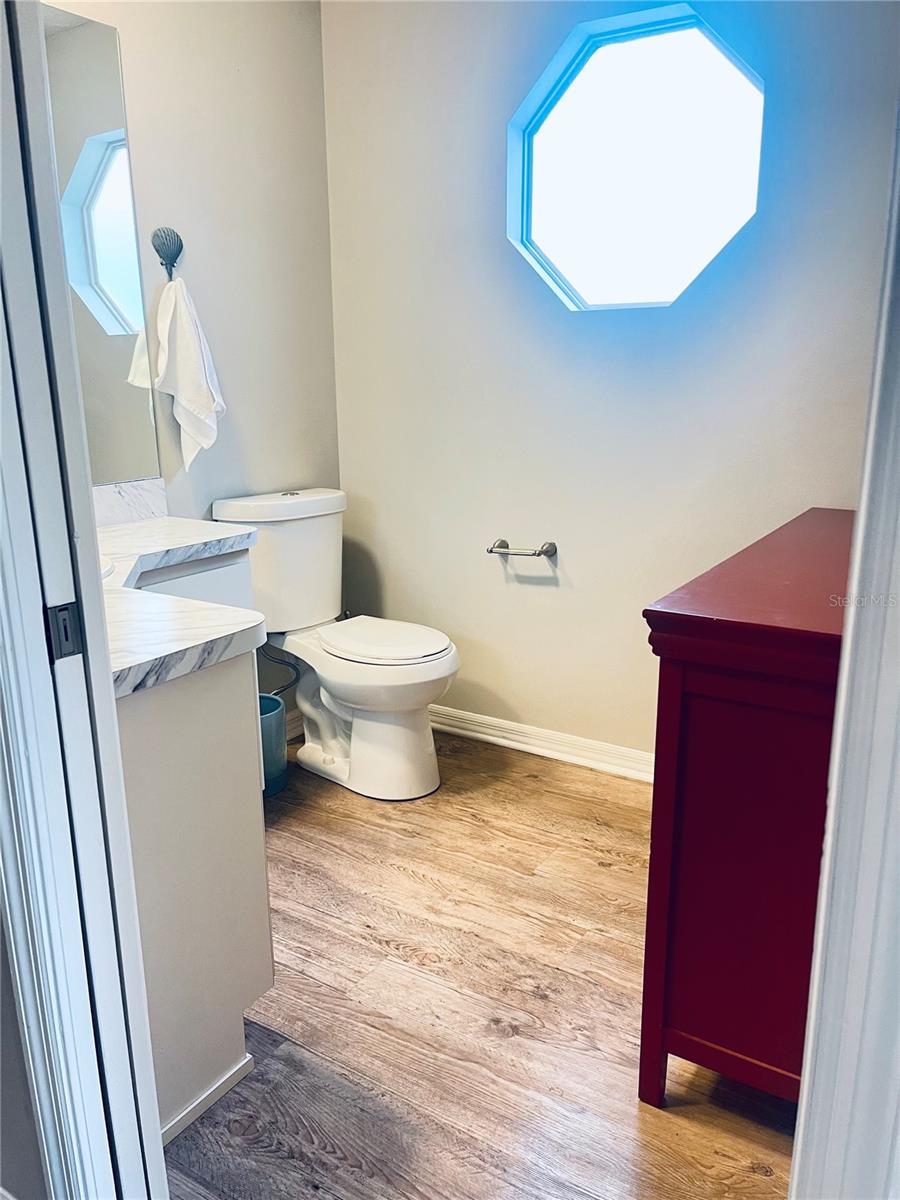 Downstairs half-bath
